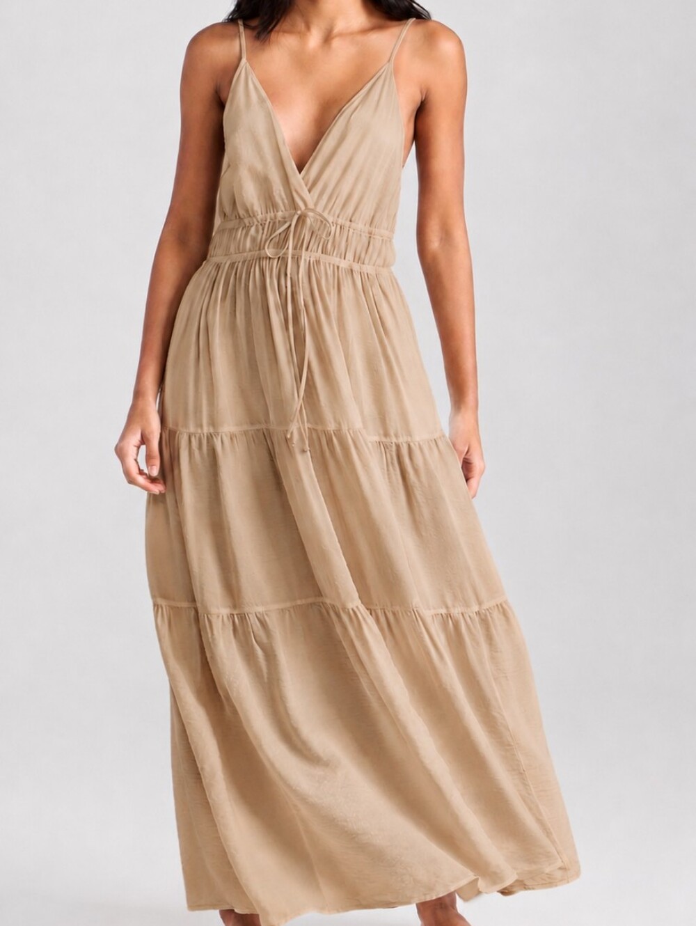 YFB Sienna Tiered Maxi Dress Small Young Fabulous & Broke